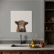 Highland Cow Canvas Wrap