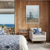 No Lifeguard on Duty Framed Canvas