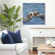 Otter Play 4 Canvas Wrap