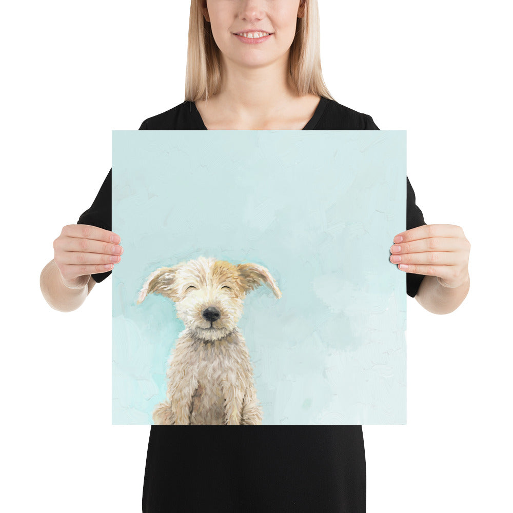 Scruffy Dog Paper Print