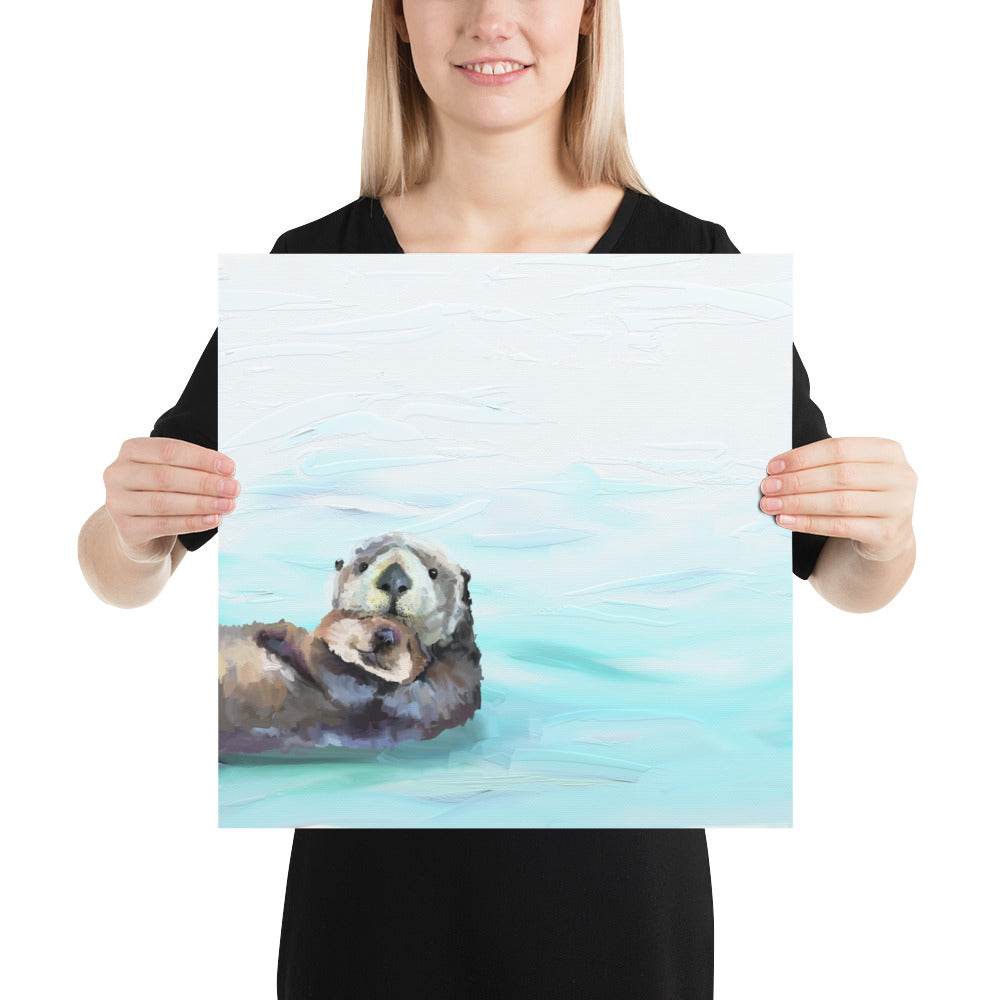 You and Me Otter Paper Print
