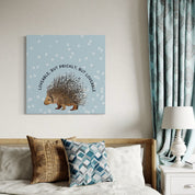 Prickly Porcupine Canvas Wrap