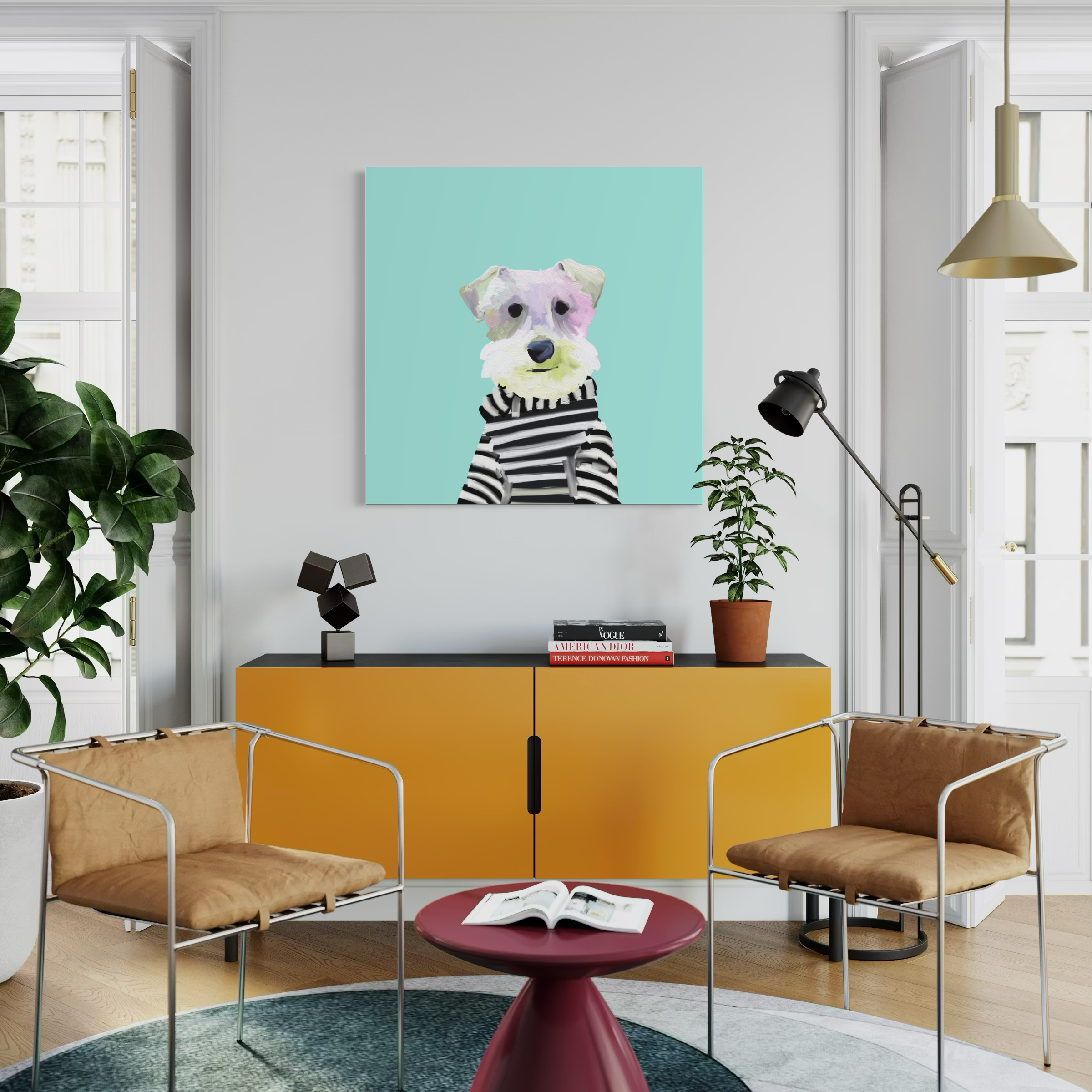Schnauzer 2015 Canvas Wrap