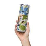 Floral Fox Stainless steel tumbler