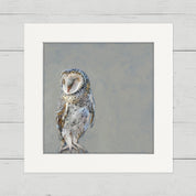 Stay Present Owl Happy Square