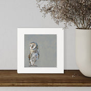 Stay Present Owl Happy Square