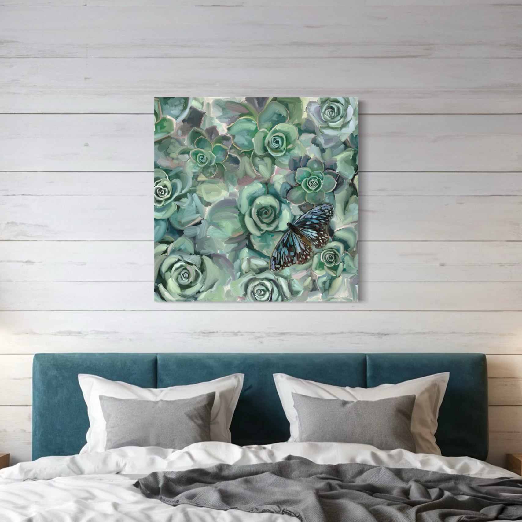 Succulent Wall Canvas Wrap