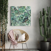 Succulent Wall Canvas Wrap