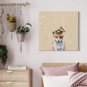 Thankful Fox Canvas Wrap