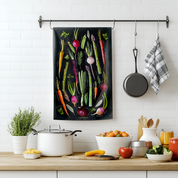 Spring Veggies Tea Towel
