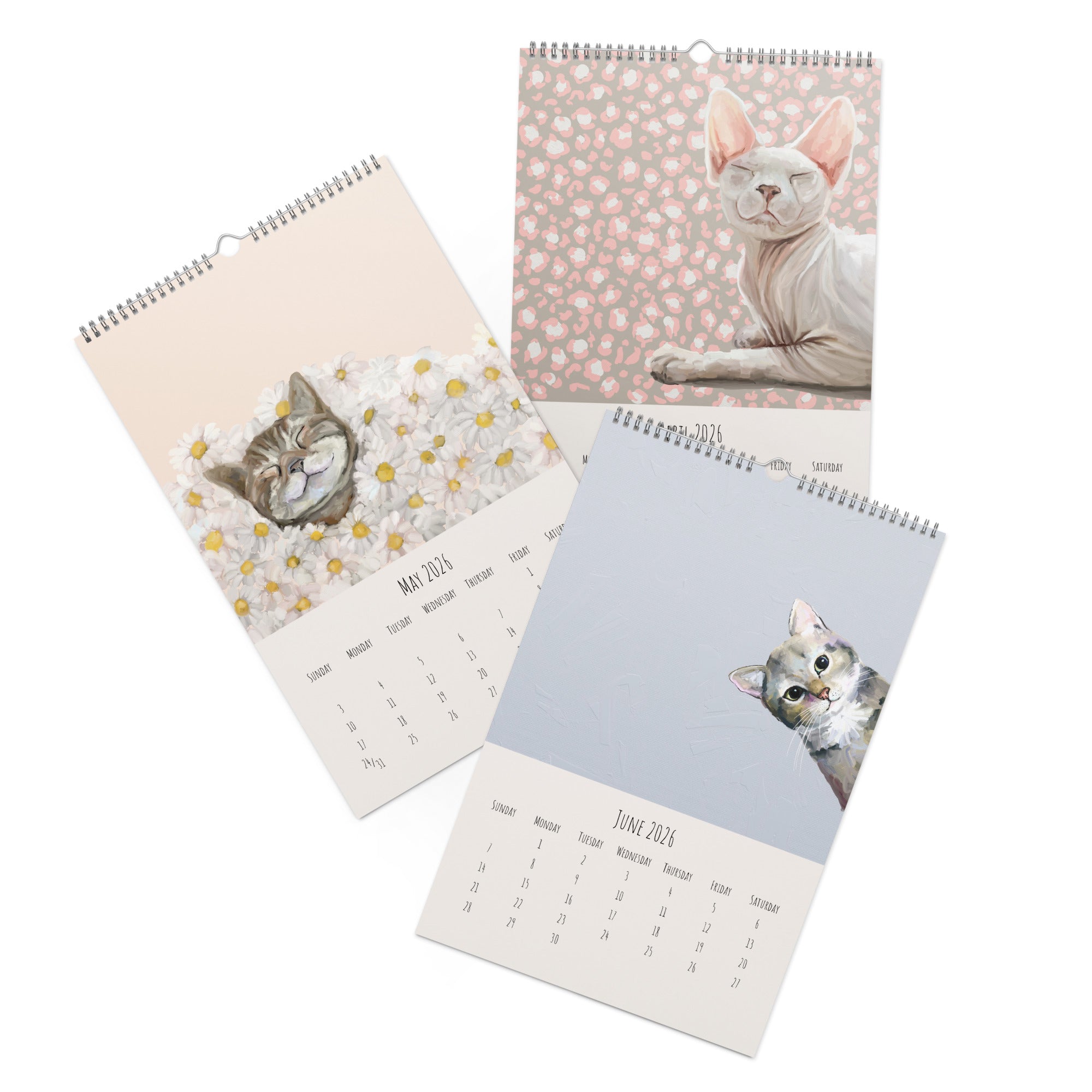 2026 Cats Wall Calendar