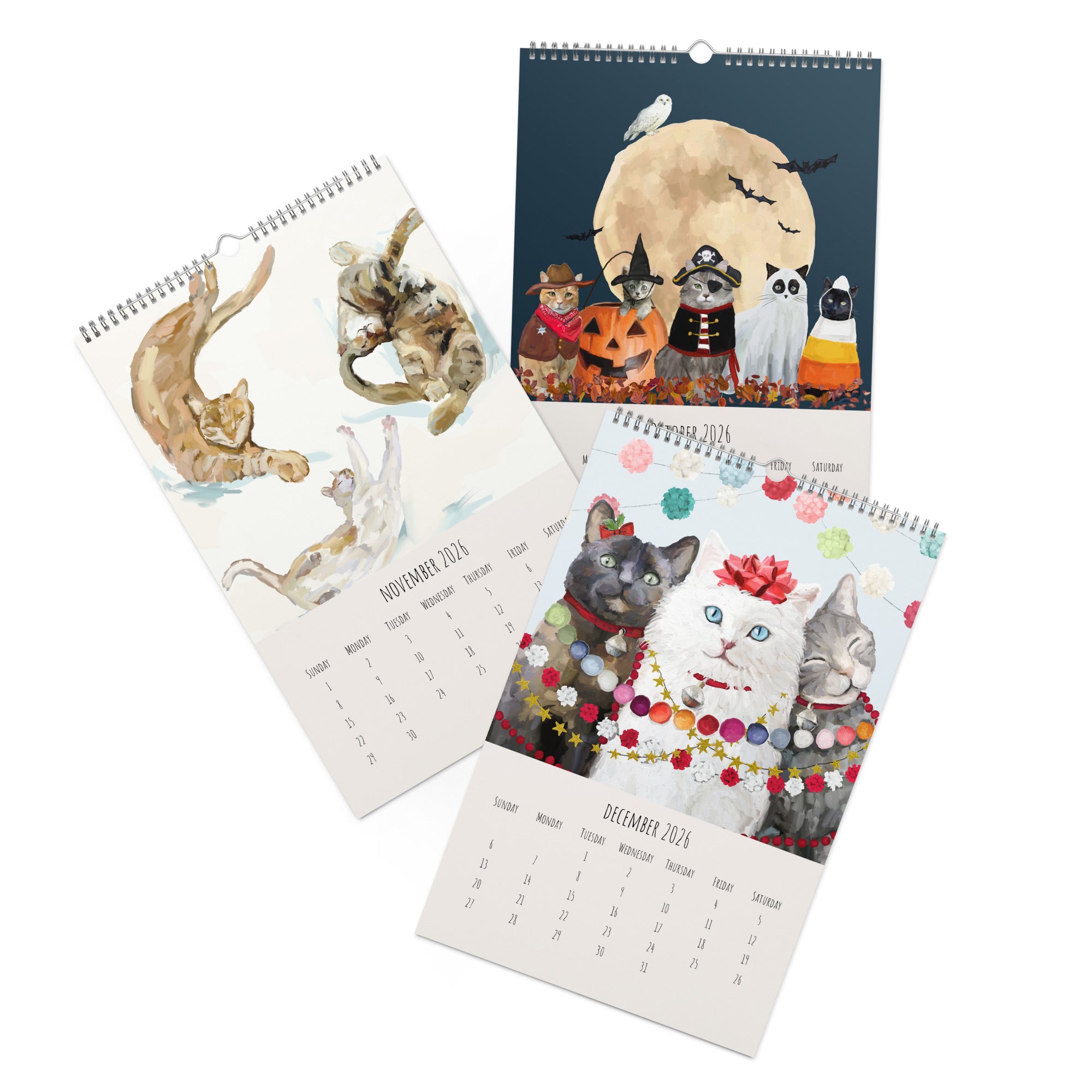 2026 Cats Wall Calendar