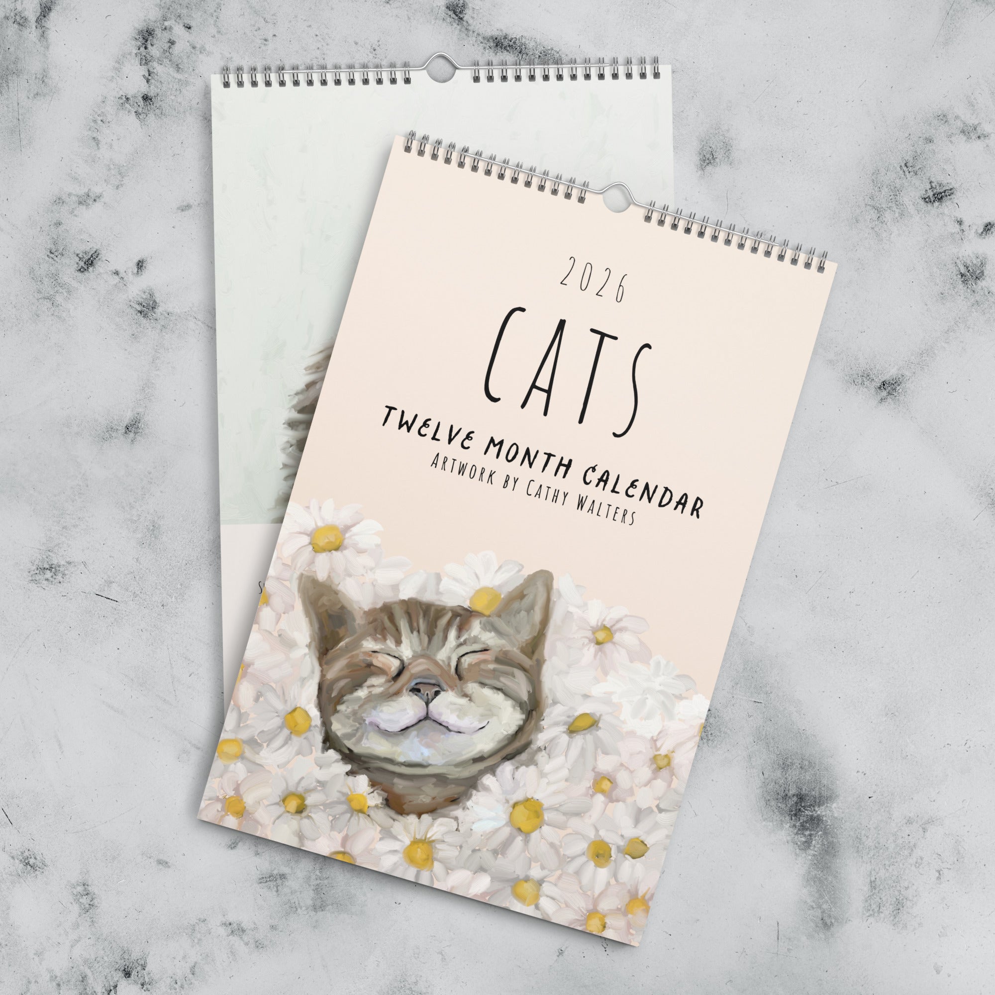 Cathy, カレンダー 2026 Cats Wall Calendar – Cathy Walters Art