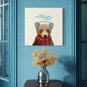 Warm Winter Wishes Canvas Wrap