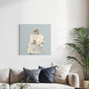 Wedding Birds Canvas Wrap
