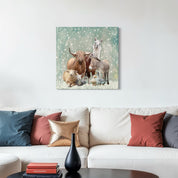 Winter Farm Canvas Wrap