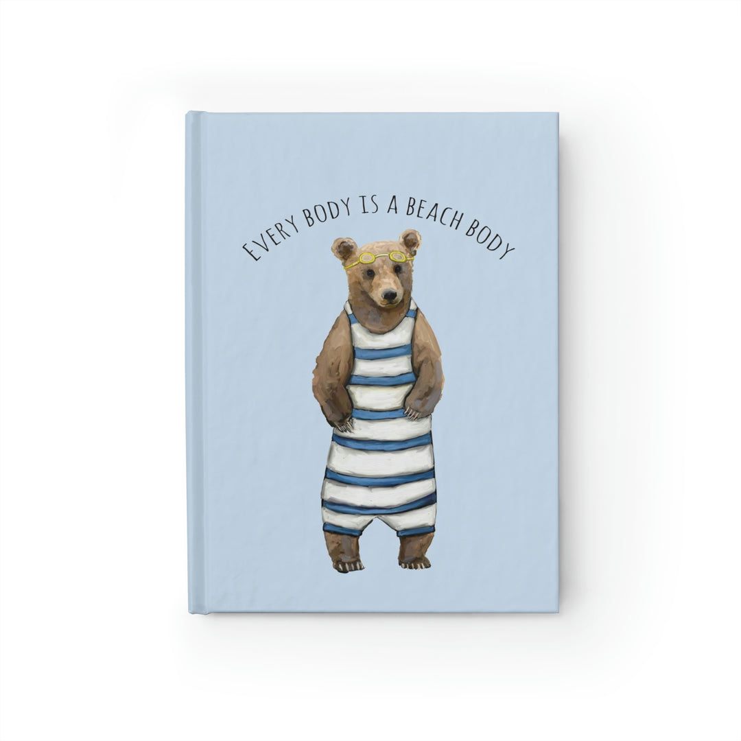 Beach Body Bear - Blank Journal