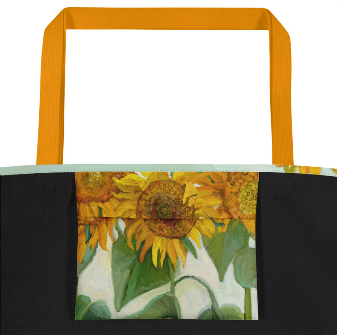 Sunflower Beach Bag