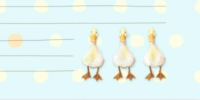 Ducks in a Row Post-it® Note Pads