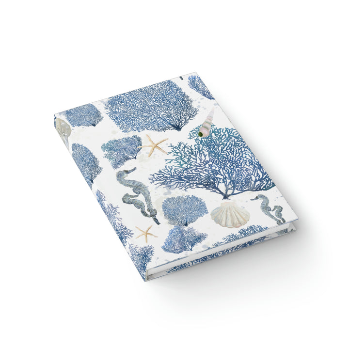 Blue Coral Blank Journal