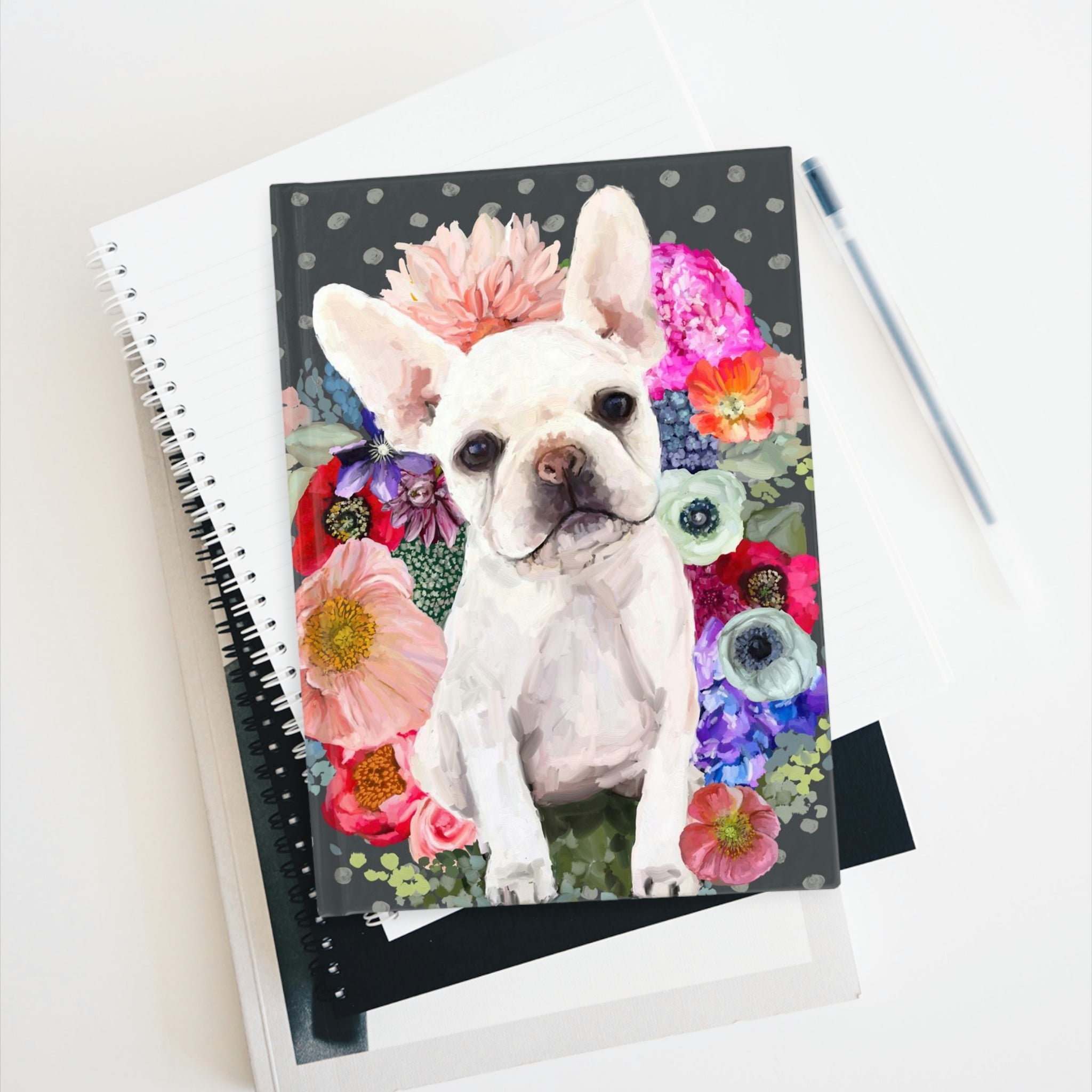 Floral Frenchie Journal