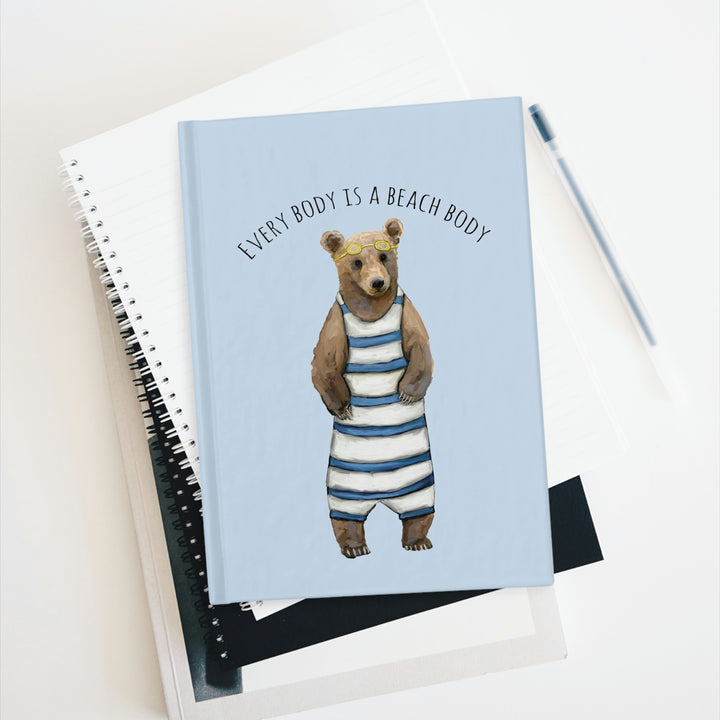 Beach Body Bear - Blank Journal