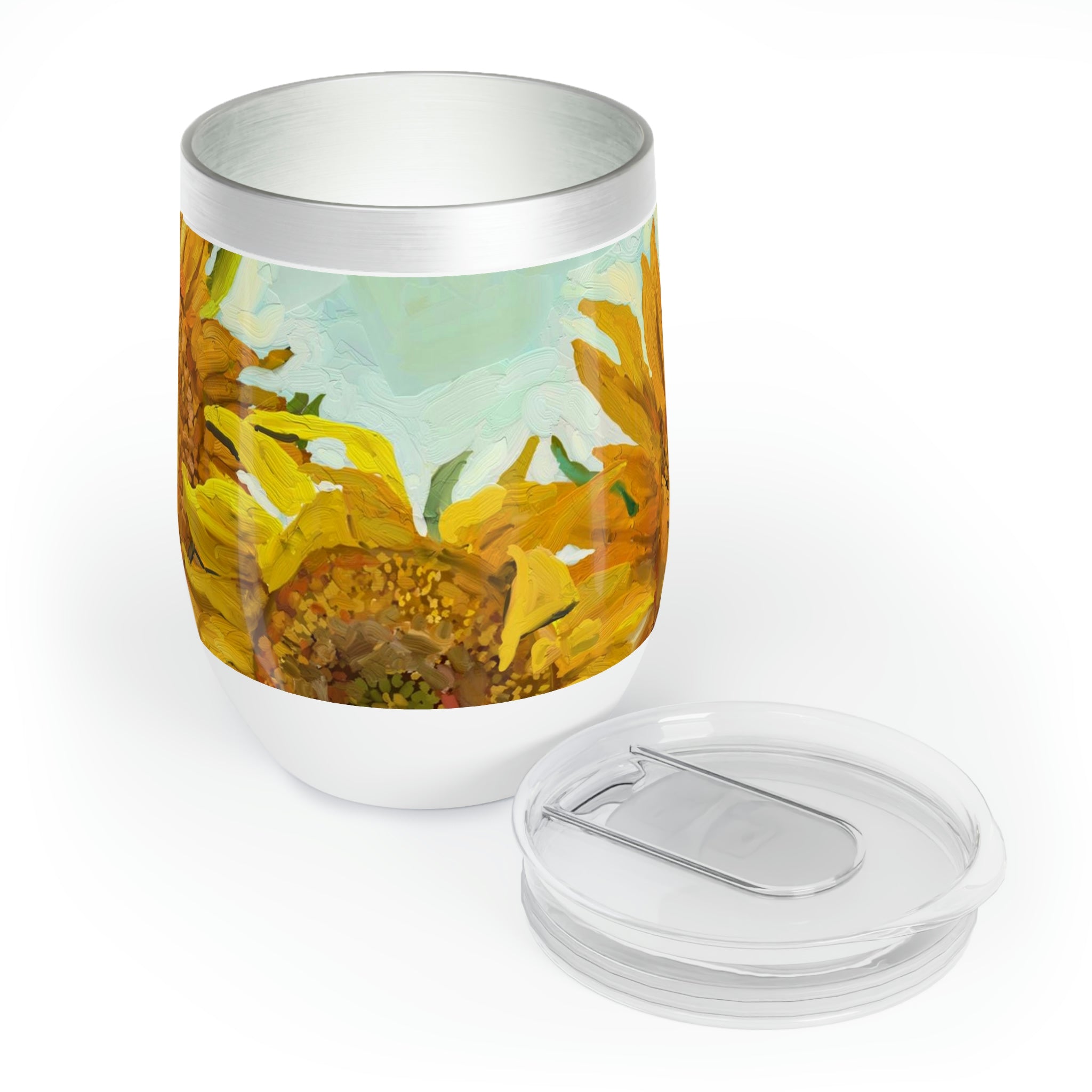 Sunflower Wine Tumbler