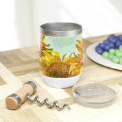 Sunflower Wine Tumbler