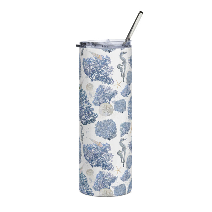 Blue Coral Stainless Steel Tumbler