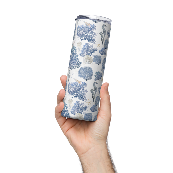 Blue Coral Stainless Steel Tumbler